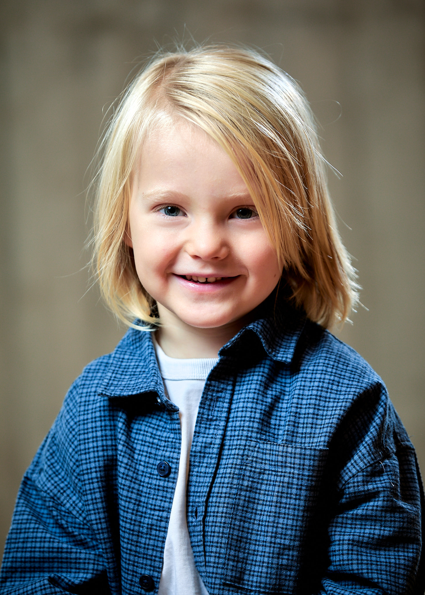 Portrait eines Kindes. Kindergartenfotografie.