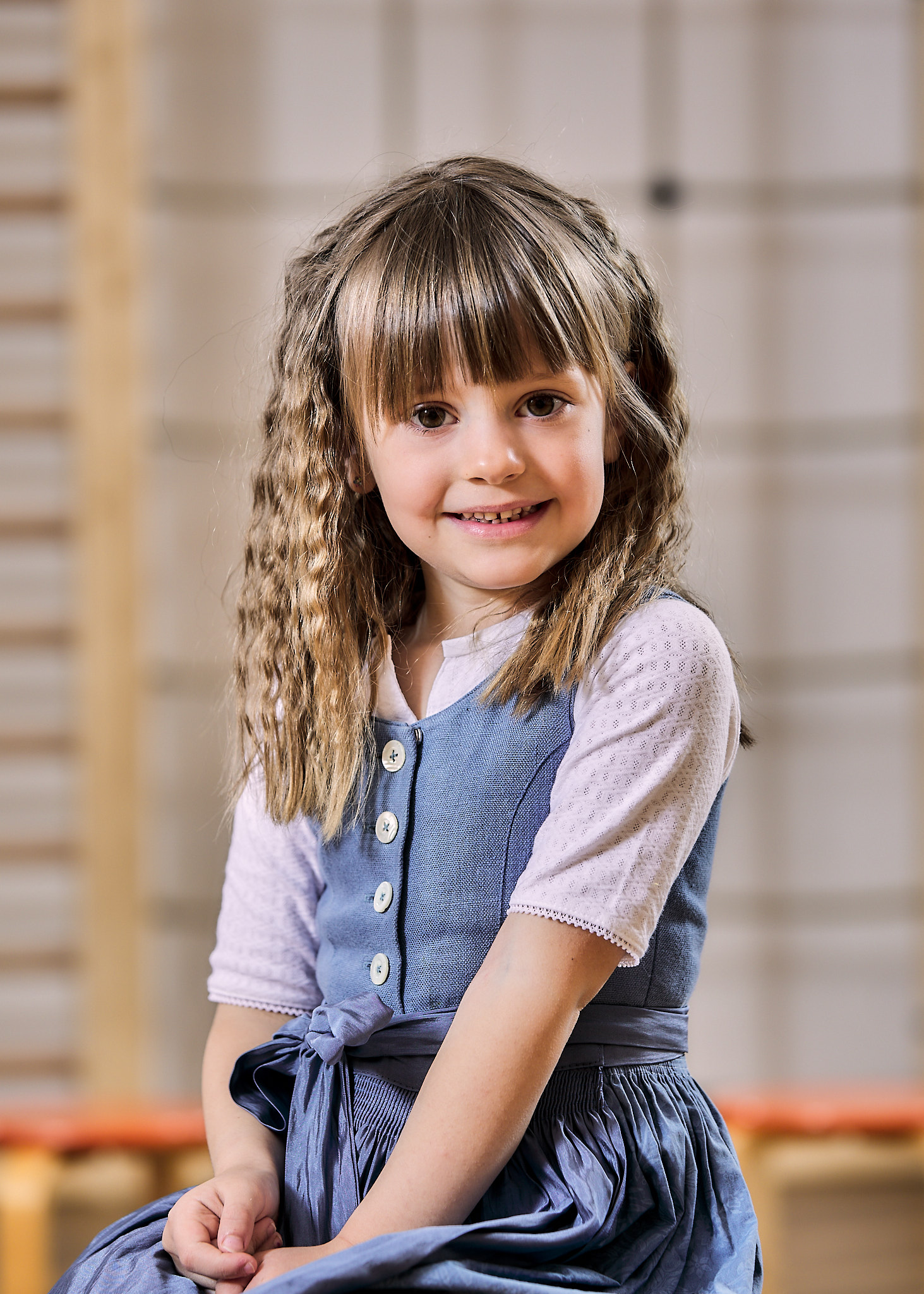 Portrait eines Kindes. Kindergartenfotografie.