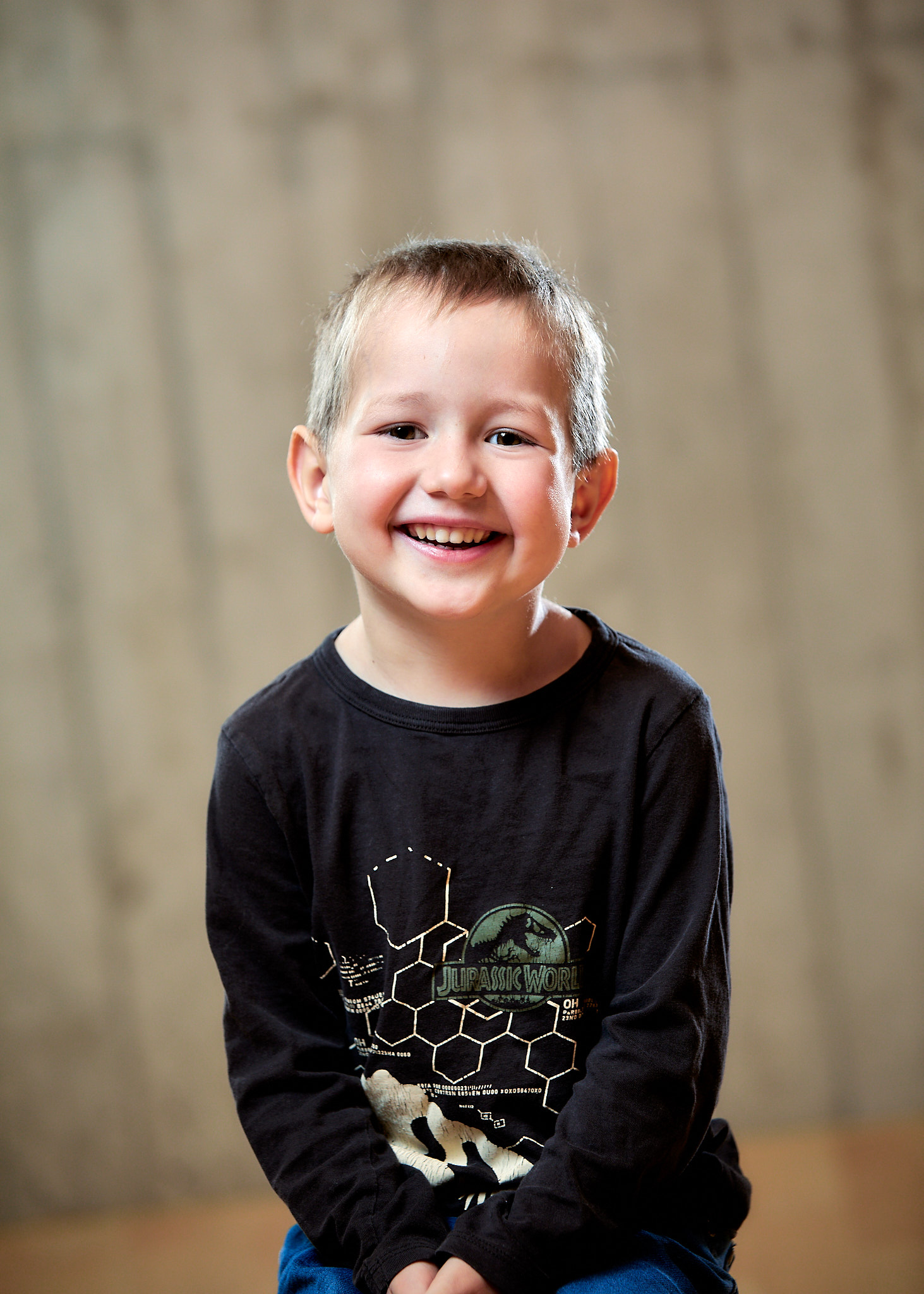 Portrait eines Kindes. Kindergartenfotografie.