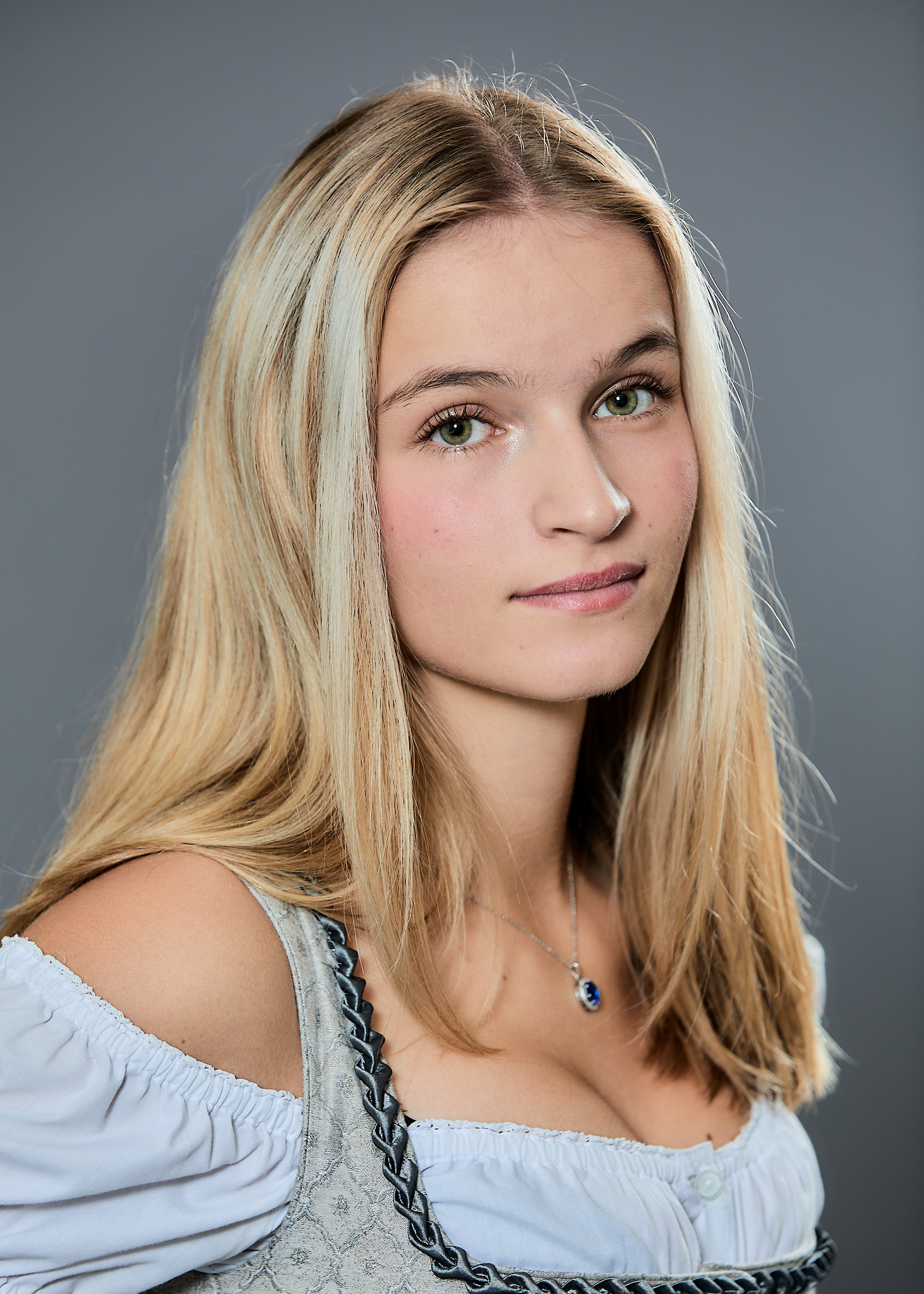 Portrait einer Schülerin, Schulfotografie